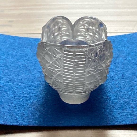 Frosted Crystal Glass Shoe - Bryce Brothers C. 1880s - Picture 5 of 8